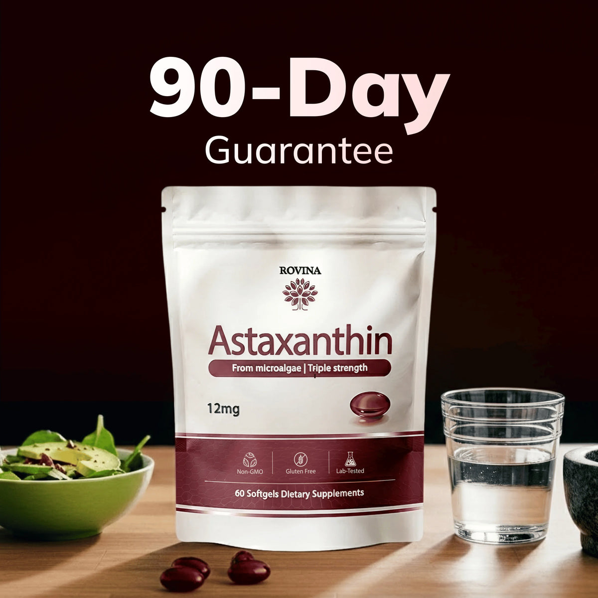 Rovina Astaxanthin - 12mg Softgels