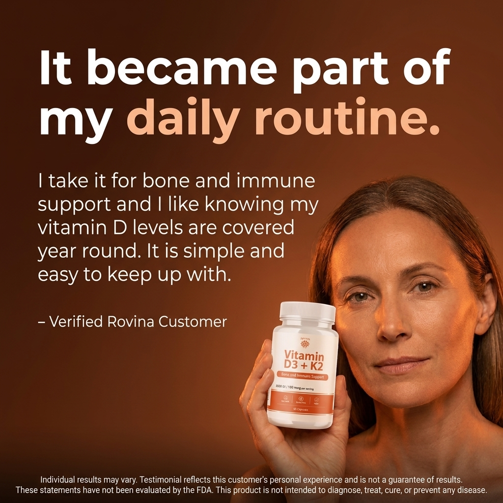 Rovina Vitamin D3 + K2